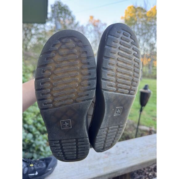 Dr Doc Martens 1460J Combat Boots White Leather Pink Laces Women's Size 5 - Picture 10 of 10